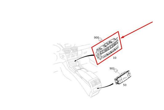 2010-2016 Mercedes-Benz E350 Sport 4Matic AC Heater Temperature Climate Control - Alshned Auto Parts
