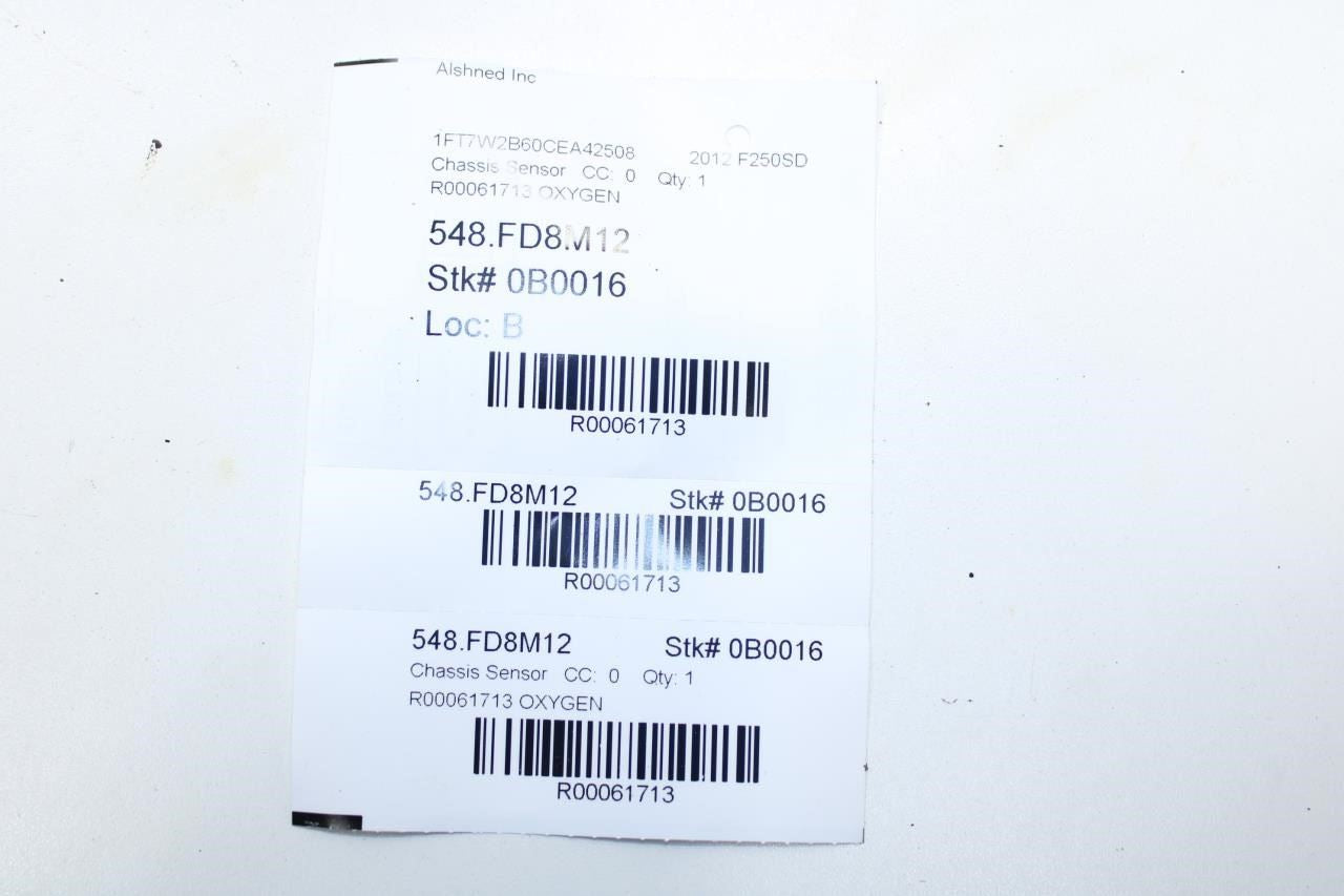 2012-2016 Ford F250 350 450 SD 6.2L Oxygen Sensor Set of 4 BL3A-9C444-DA OEM - Alshned Auto Parts