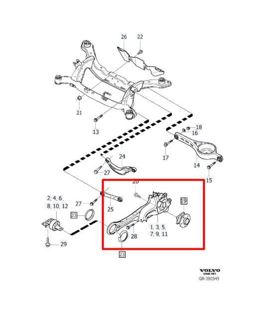 15-16 Volvo S60 T5 Premier FWD Rear RH Side Trailing Arm w/ Spindle Knuckle Hub - Alshned Auto Parts