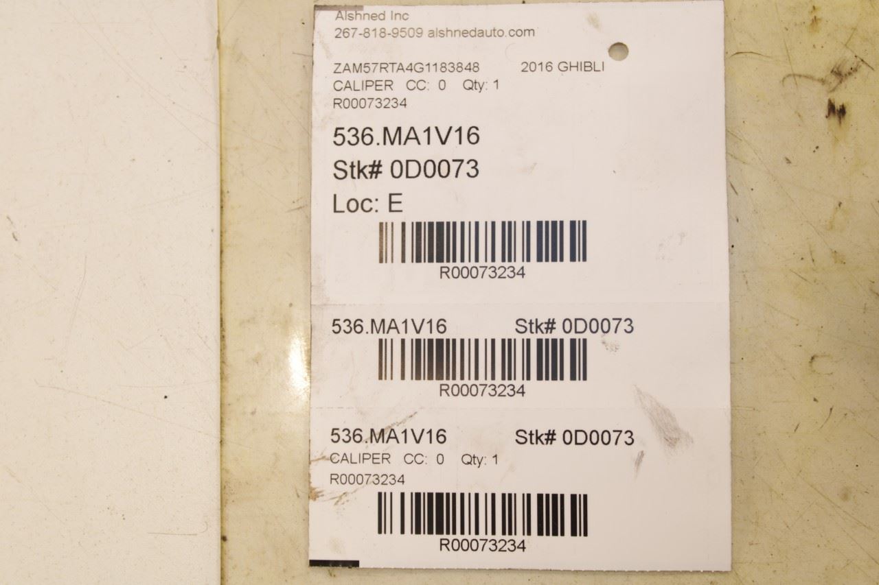 14-16 Maserati Ghibli S Q4 Rear Right and Left Side Brake Disc Caliper 670006309 - Alshned Auto Parts