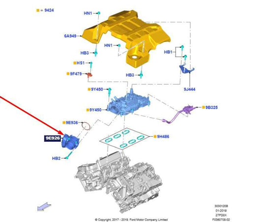 2018-2026 Ford F150 2.7L Fuel Injection Throttle Body JT4E-9F991-AA OEM - Alshned Auto Parts