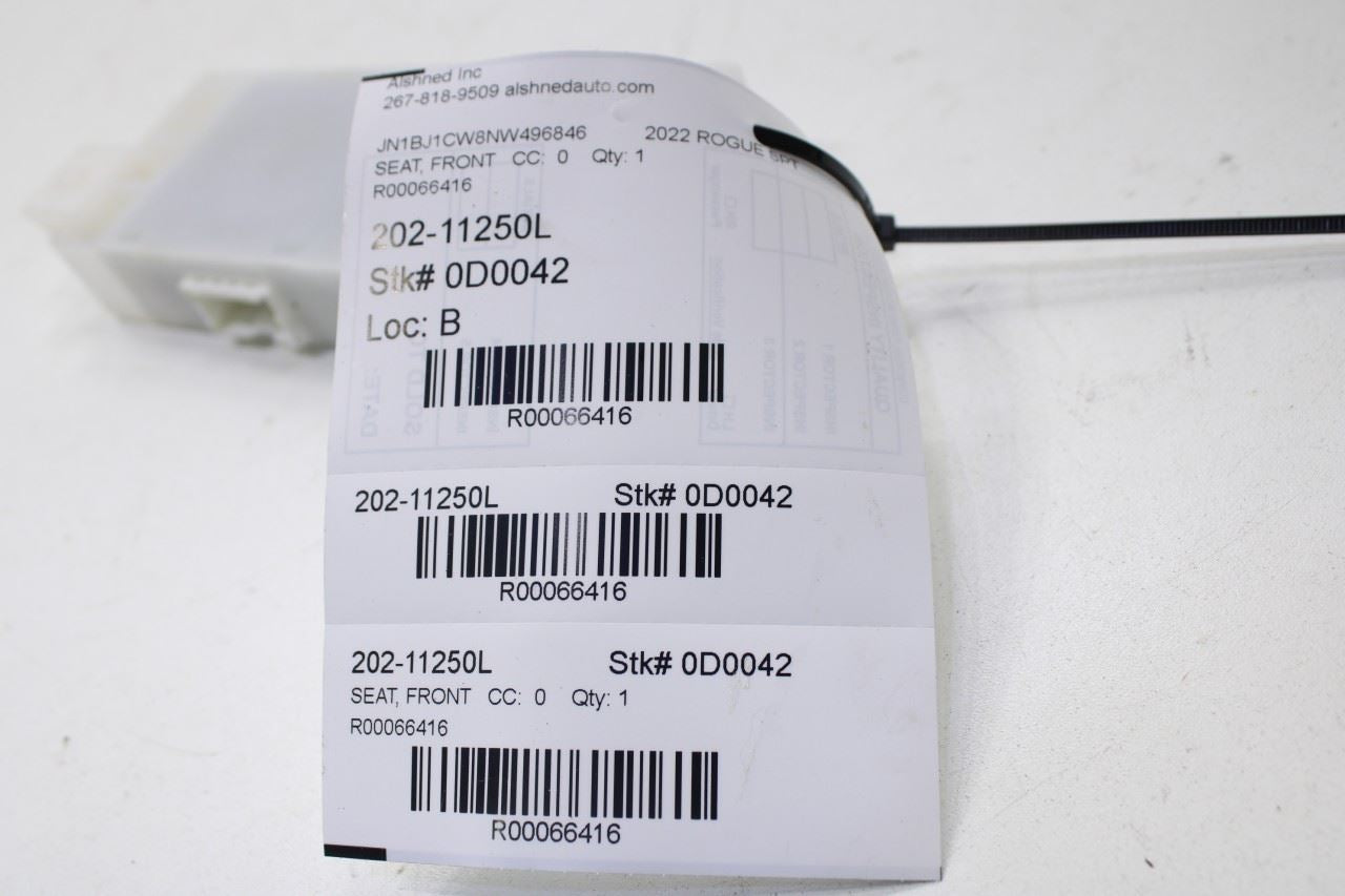 2022 Nissan Rogue Sport SL Front Left Side Power Seat Control Module 28565-6MU0A - Alshned Auto Parts