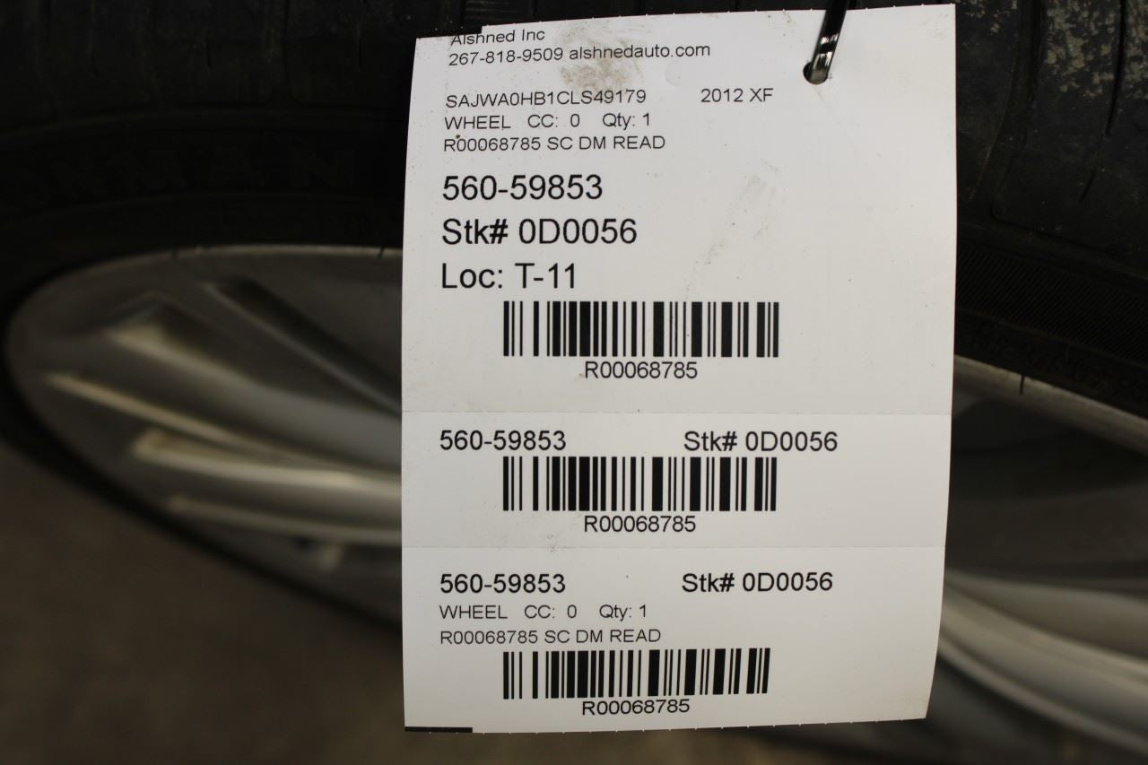 2012-2015 Jaguar XF Portfolio Alloy Wheel R19x8.5 Set of 4 C2P12613 OEM *ReaD* - Alshned Auto Parts