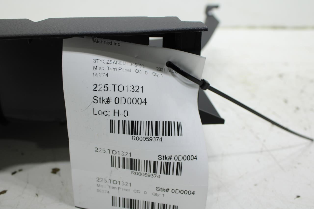 2015-2023 Toyota Tacoma RearLeft Lower C-Pillar Trim Cover Panel 62514-04060-C0 - Alshned Auto Parts