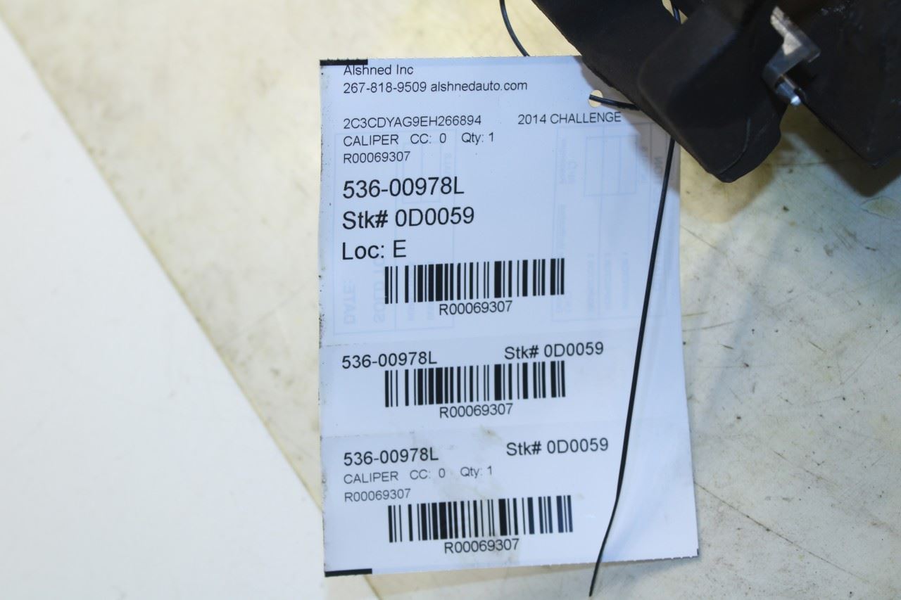 2011-20 Dodge Challenger SXT Front Left Driver Side Brake Disc Caliper 5142557AB - Alshned Auto Parts