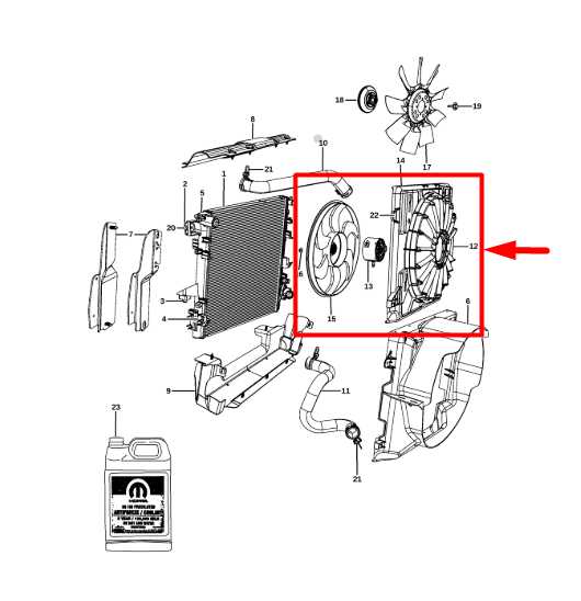 2008-2011 Jeep Wrangler 3.8L Left Radiator Cooling Fan Motor Assy 68039594AA OEM - Alshned Auto Parts