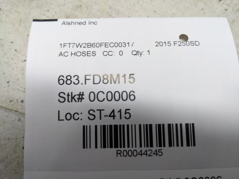 2013-2016 Ford F250SD AC Conditioning Liquid Hose Line BC3Z-19835-J OEM - Alshned Auto Parts