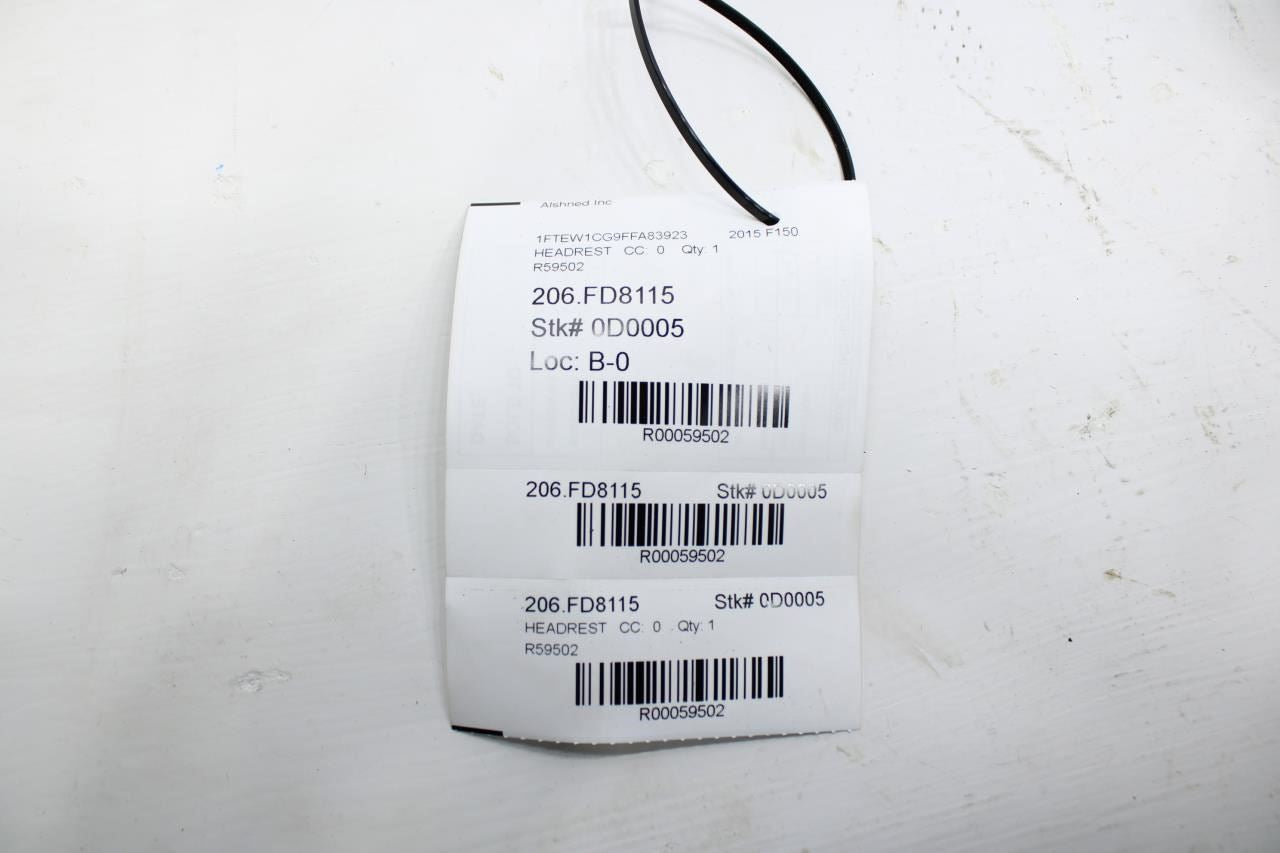 15-17 Ford F150 Rear Center RH and LH 2nd Row Seat Headrest FL3Z-18501A05-FA OEM - Alshned Auto Parts