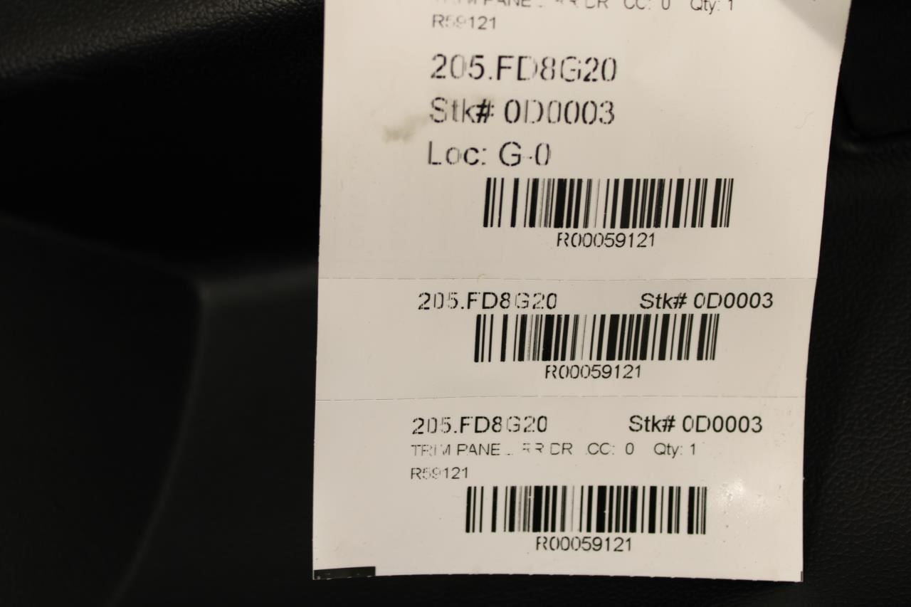 2020-24 Ford Explorer Police Rear Left Driver Door Trim Panel LB5B-S27407-GG OEM - Alshned Auto Parts