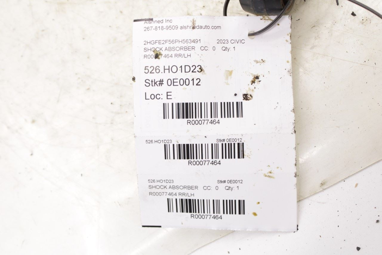 2022-2024 Honda Civic Sport 2L FWD Rear Left Driver Side Shock Strut Absorber - Alshned Auto Parts