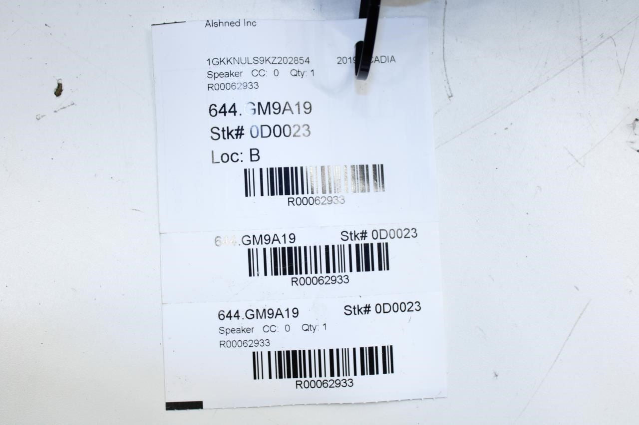 2017-2023 GMC Acadia SLT-1 Front Left or Right Door Bose Audio Speaker 84567676 - Alshned Auto Parts