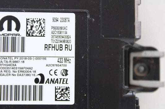 2019 Chrysler Pacifica Hub Receiver Control Module 68383680AC OEM - Alshned Auto Parts