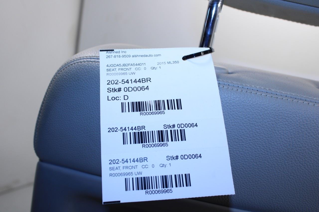 2013-15 Mercedes-Benz ML350 3.5L Front Seat Passenger Right Side Complete *ReaD* - Alshned Auto Parts