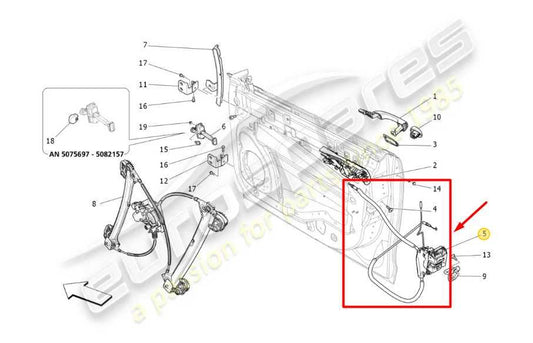 2014-2017 Maserati Ghibli 3.0L Front Left Door Lock Latch Actuator 673007276 OEM - Alshned Auto Parts