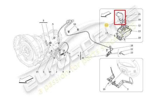 2017-18 Maserati Ghibli 3.0L RWD Automatic Transmission Gear Shifter Lever Knob - Alshned Auto Parts