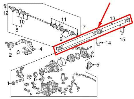 2013-2019 Acura RDX 3.5L AWD Rear Drive Shaft Propeller 40100-TX4-A020 OEM - Alshned Auto Parts