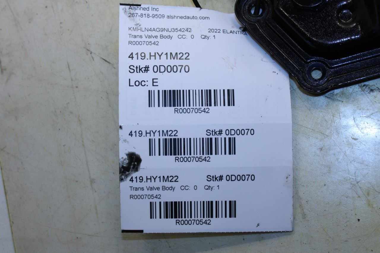 2019-23 Hyundai Elantra SEL 2.0L FWD IVT Transmission Valve Body 32K w/ Oil Pan - Alshned Auto Parts