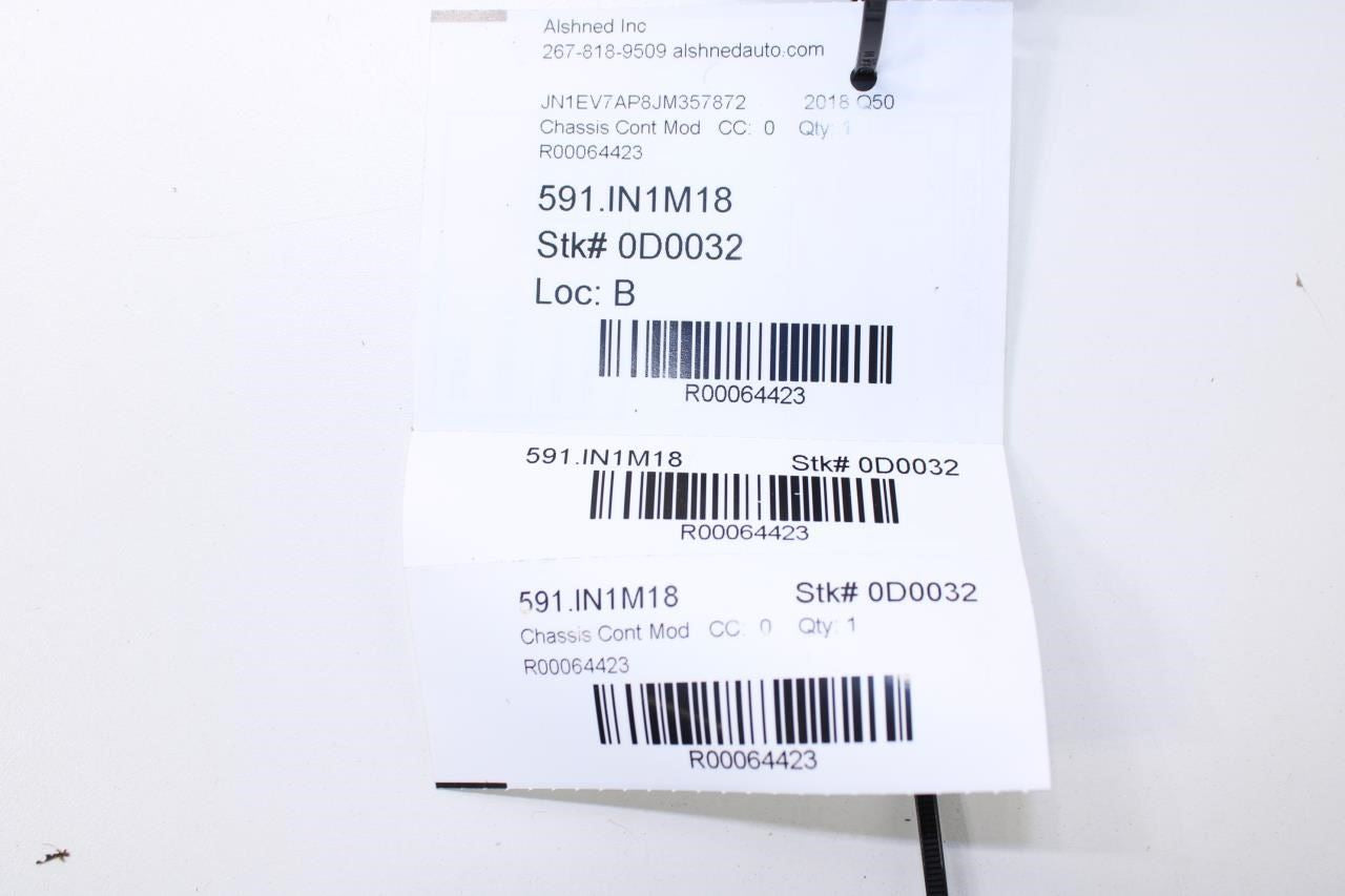 2015-2019 Infiniti Q50 Luxe RWD Active Noise Computer Control Module 281D1-4HK3A - Alshned Auto Parts