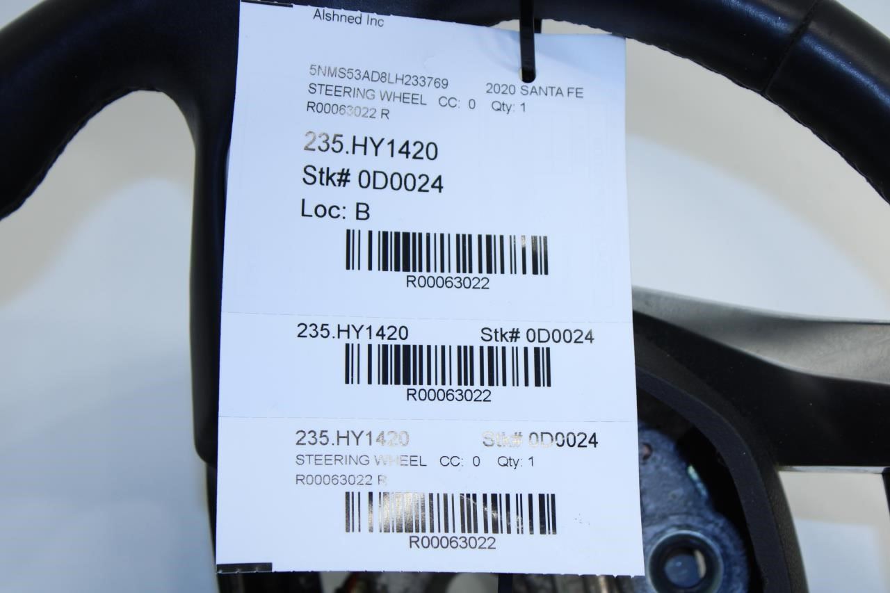 19-20 Hyundai Santa Fe Steering Wheel w/ Control Buttons 56100-S1250-NNB *ReaD* - Alshned Auto Parts