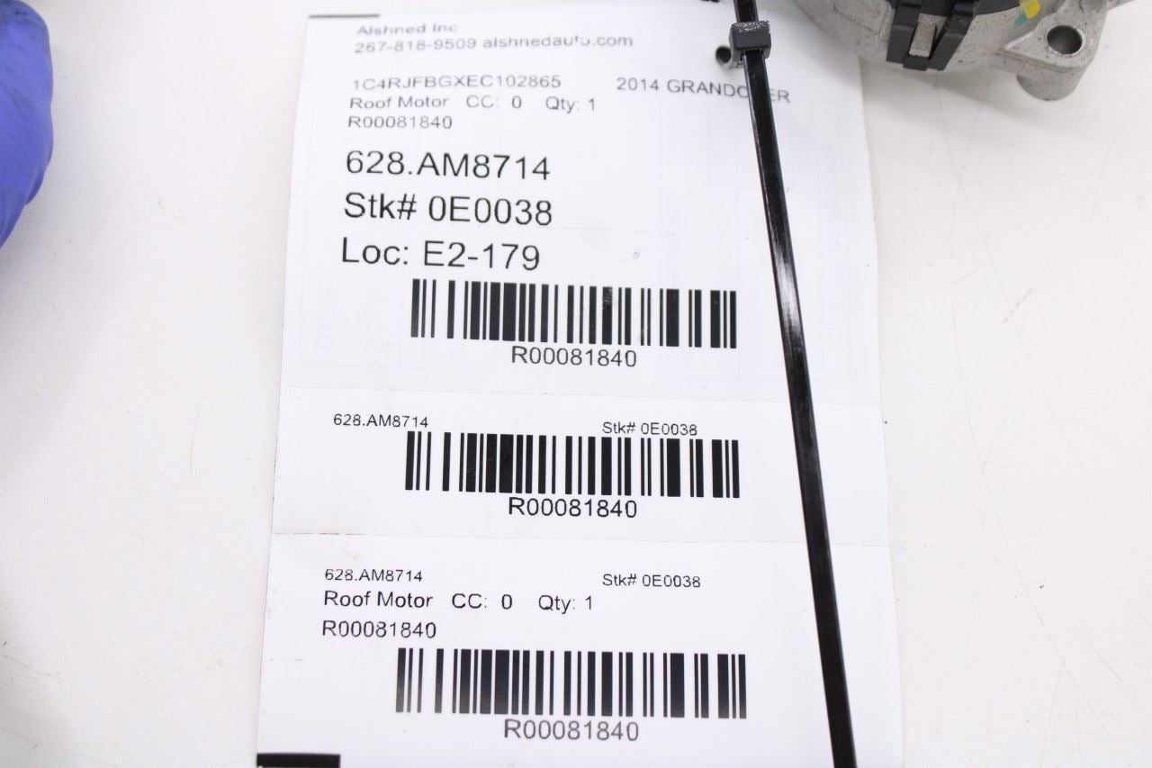 2011-22 Jeep Grand Cherokee Limited Upper Roof Sunroof Moonroof Motor 68081054AB15