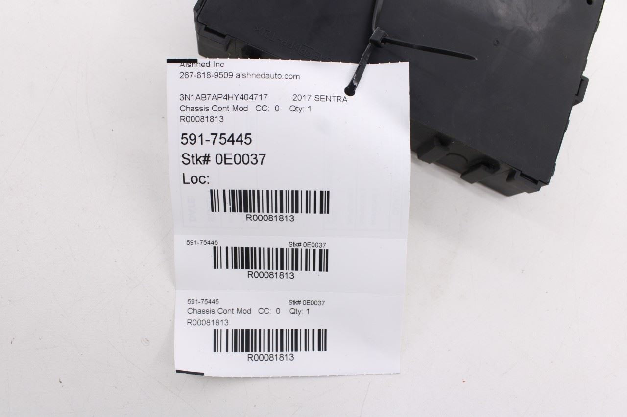 2015-2019 Nissan Sentra SV Body Computer Control Module BCM BCU 284B1-3SH2A OEM11
