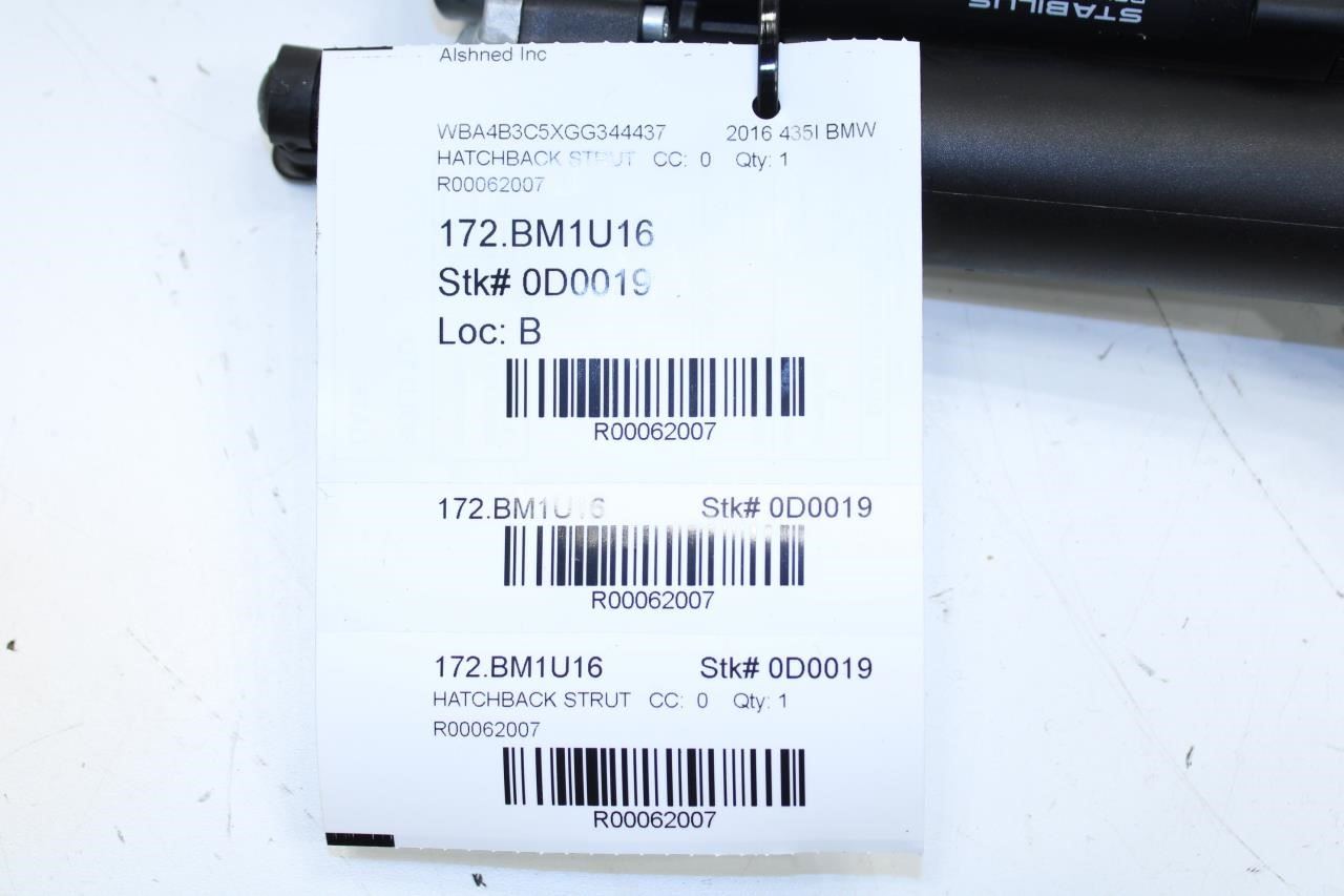 15-16 BMW 435i Gran Coupe xDrive Rear Right Liftgate Shock Strut 51247330628 OEM - Alshned Auto Parts