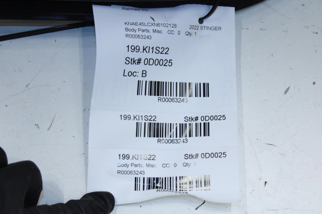 2018-2023 Kia Stinger GT1 Liftgate Tailgate Back Door Weatherstrip 87321-J5000 - Alshned Auto Parts