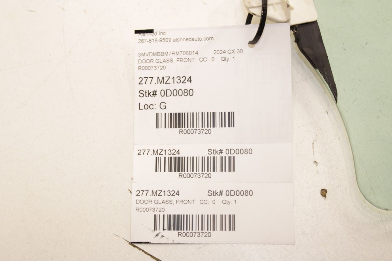 2020-2025 Mazda CX-30 2.5 S Front Left Driver Side Door Window Glass DGH9-59-510 - Alshned Auto Parts