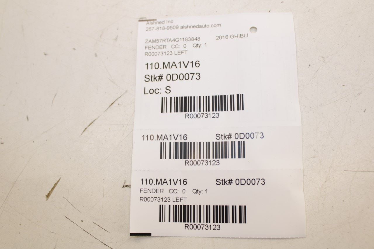 2014-2021 Maserati Ghibli S Q4 Front Left Fender Air Outlet Vent Grille Set of 3 - Alshned Auto Parts