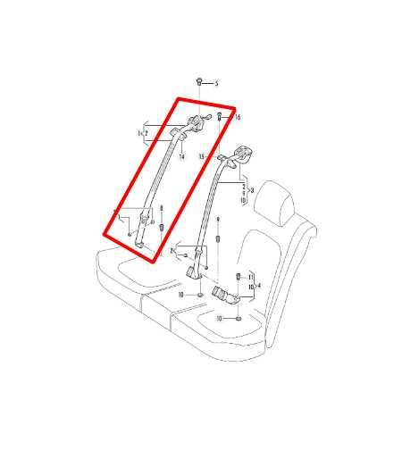 11-18 Volkswagen Jetta Sport Rear RH 2nd Row Seat Belt Retractor 5C6-857-806-RAA - Alshned Auto Parts