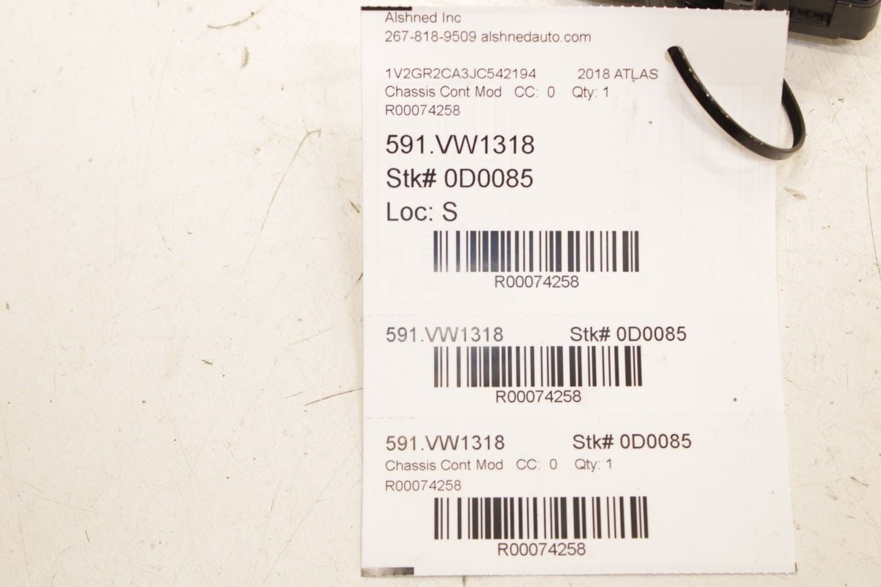 2018-2020 Volkswagen Atlas S Headlamp Light Leveling Control Module 3Q0907338 - Alshned Auto Parts