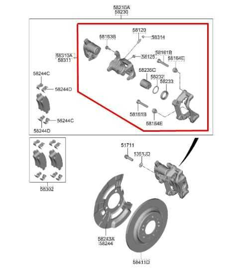 2020-2023 Hyundai Sonata SE Rear Right Side Brake Disc Caliper 58311-L1A05 OEM - Alshned Auto Parts
