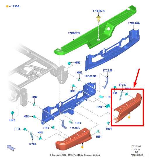 15-20 Ford F150 Rear Passenger Right Side Bumper End Cap Chrome FL3Z-17906-A OEM - Alshned Auto Parts