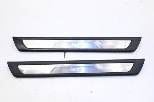 2011-21 Jeep Grand Cherokee Front Left w/ Right Sill Scuff Kick Plate Trim Panel - Alshned Auto Parts