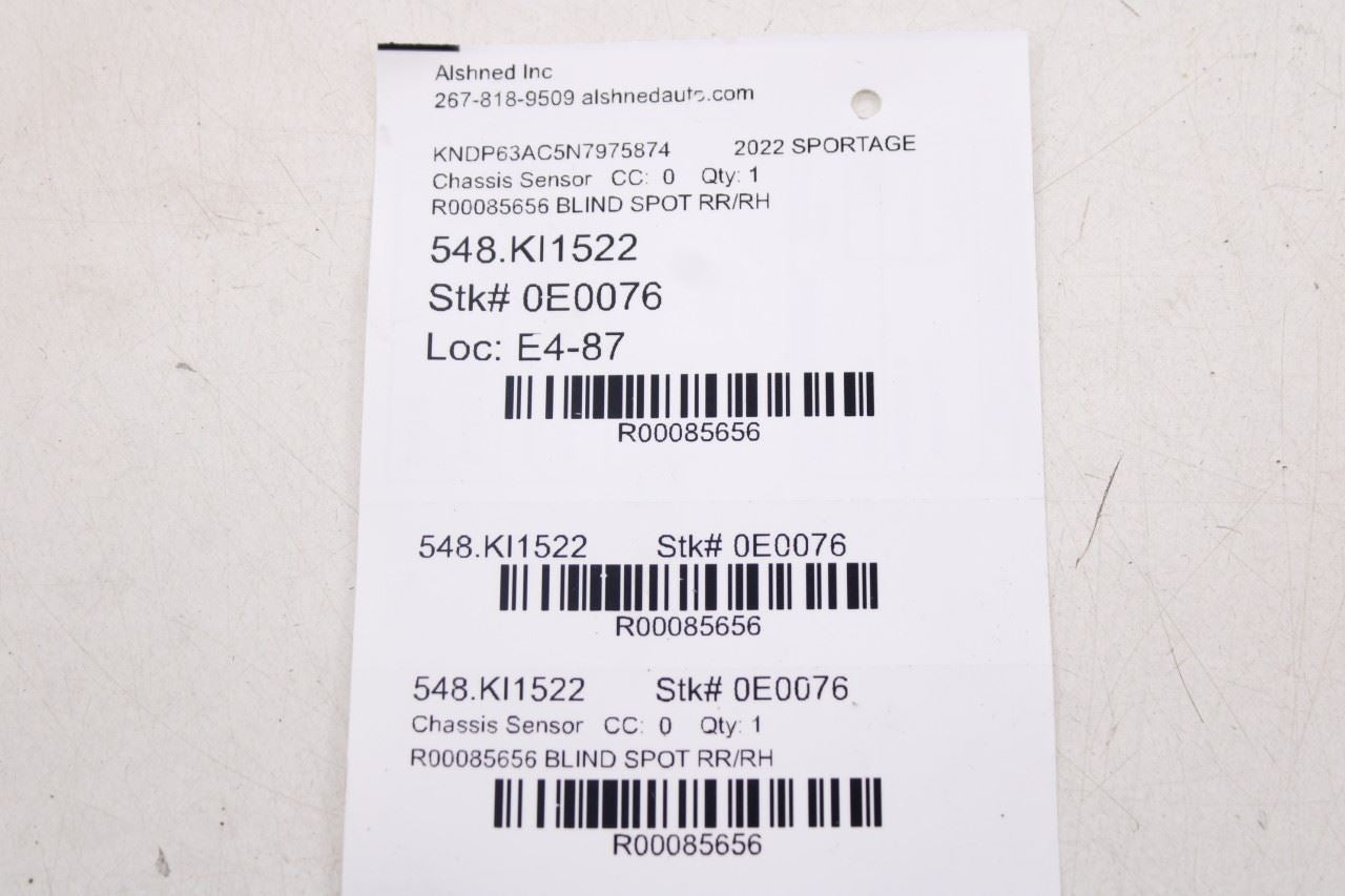 20-22 KIA Sportage Nightfall Rear Right Blind Spot Detection Radar Sensor Module21