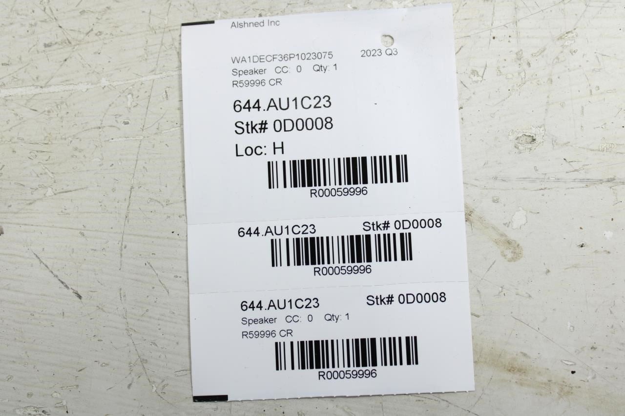 2019-2024 Audi Q3 S Line Rear Subwoofer Speaker Bass Box 83A-035-382 OEM *ReaD* - Alshned Auto Parts