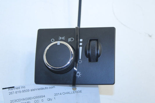 11-14 Dodge Challenger SXT Front Dash Driver Left Side Headlight Control Switch - Alshned Auto Parts