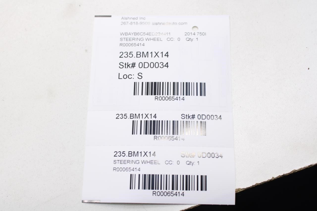 2013-2015 BMW 750i xDrive Steering Wheel Multifunction Control Switch Set *ReaD* - Alshned Auto Parts
