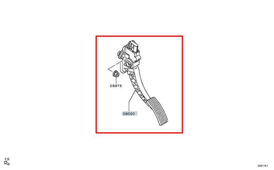 18-24 Mitsubishi Eclipse Cross ES 1.5L AWD Accelerator Throttle Gas Pedal Sensor - Alshned Auto Parts