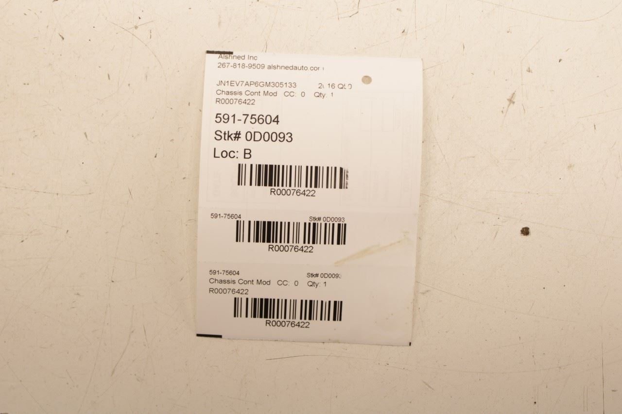 2015-2019 Infiniti Q50 Premium Air Bag SRS Restraints Computer Control Module 98820-4HL0A OEM - Alshned Auto Parts