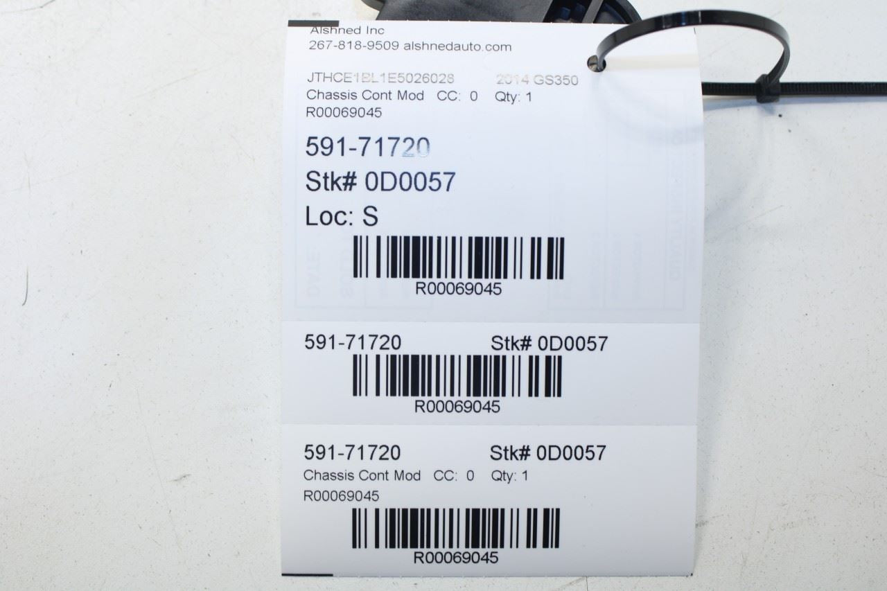 2013-2019 Lexus GS350 Yaw Rate Sensor Stability Control Module 89183-30080 OEM - Alshned Auto Parts