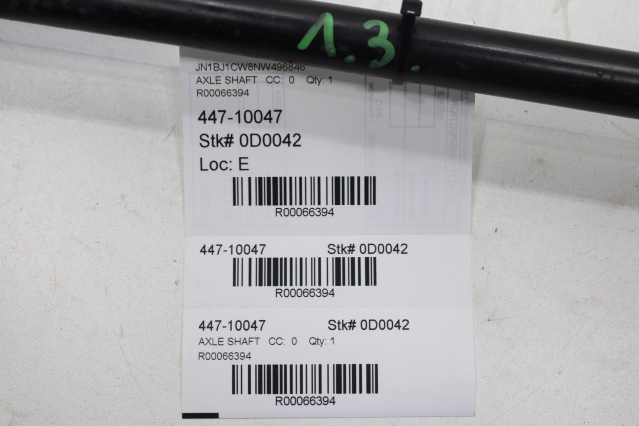 17-22 Nissan Rogue Sport SL AWD Rear Left CV Axle Drive Half Shaft 39600-1HC1C - Alshned Auto Parts