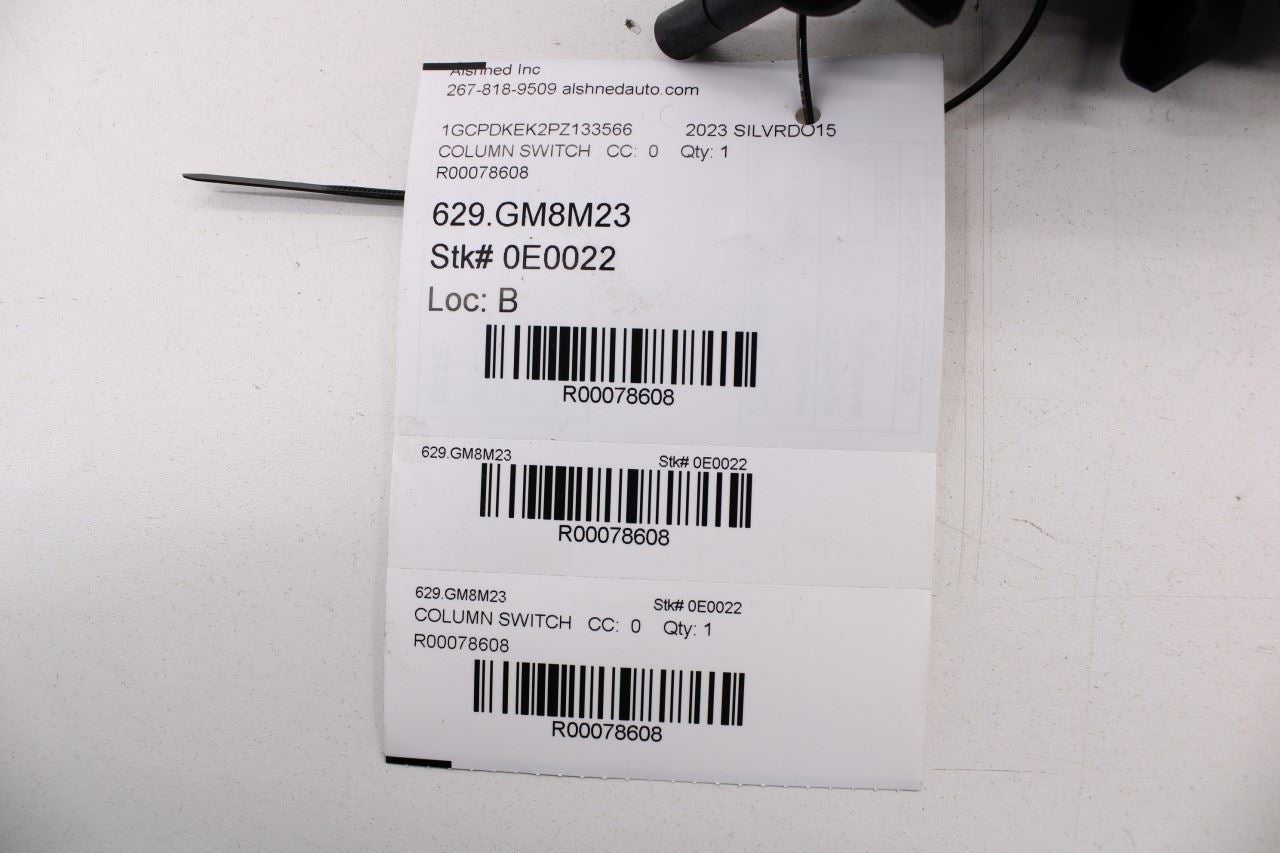 2022-24 Chevrolet Silverado LT-L Steering Column Light Turn Signal Wiper Switch - Alshned Auto Parts