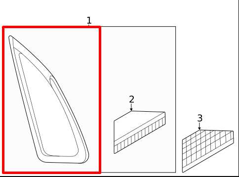 20-25 Mazda CX-30 2.5 S Rear Left Side Quarter Window Glass DGJ1-63-950A *ReaD* - Alshned Auto Parts