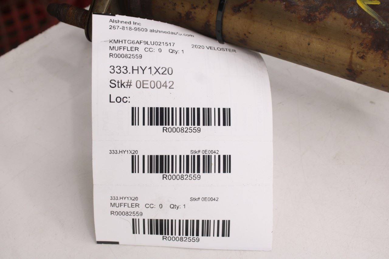 2019-2021 Hyundai Veloster 2.0L Rear Exhaust System Muffler 28710-J3500 OEM13