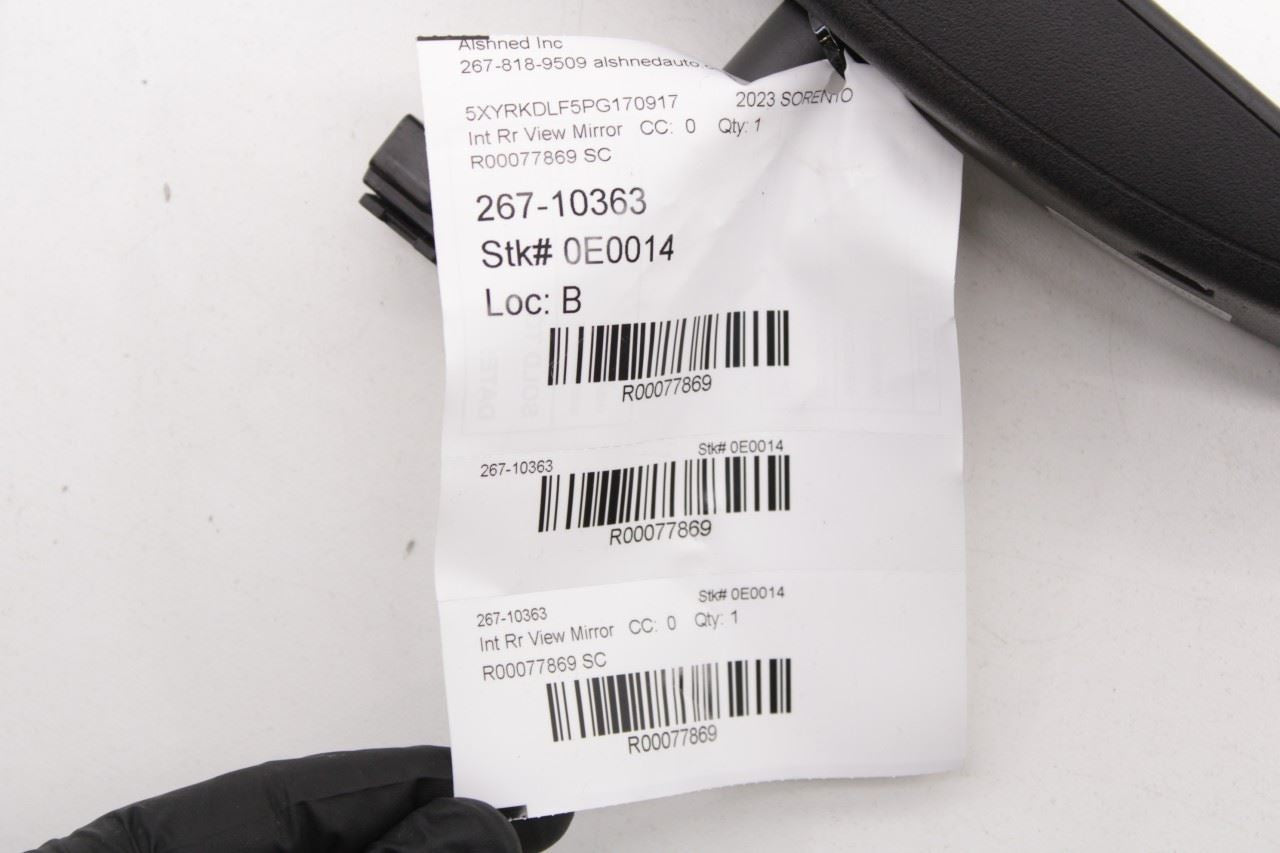 2021-2025 Kia Sorento X-Line SX Prestige Interior Inside Rear View Mirror - Alshned Auto Parts