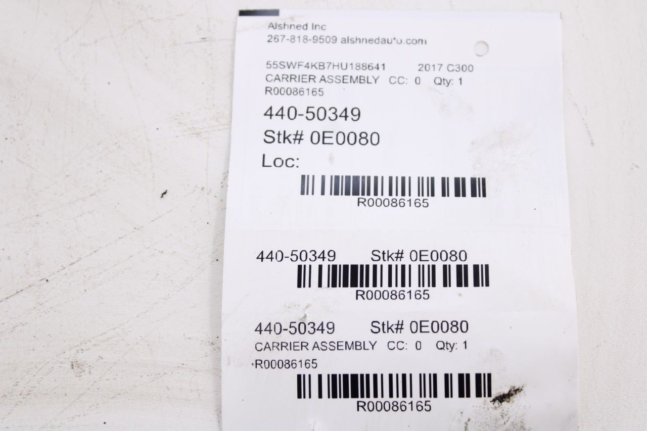 15-17 Mercedes-Benz C300 4Matic 2.0L Front Axle Differential Carrier 3.07 ratio15