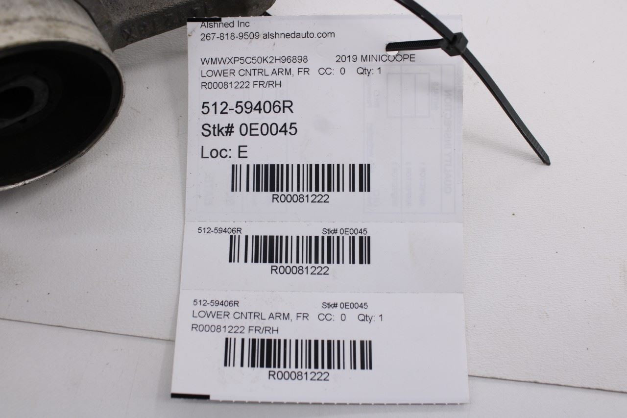 14-24 Mini Hardtop Cooper 1.5L FWD Front Suspension Right Side Lower Control Arm - Alshned Auto Parts