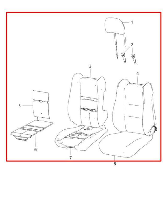 15-17 Jeep Grand Cherokee Summit Front and Rear 2nd Row RH LH Side Seat Complete - Alshned Auto Parts
