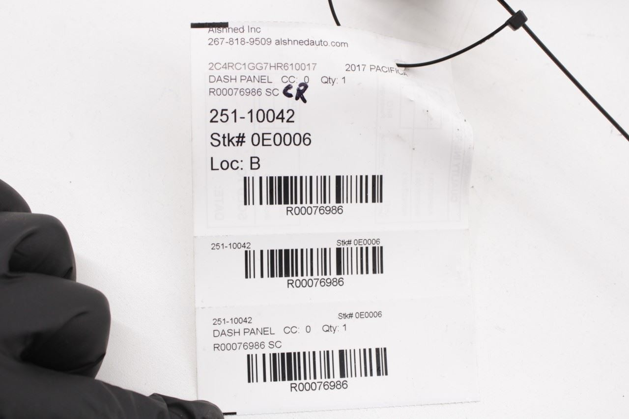 2017-24 Chrysler Pacifica Limited Front Left Dash Lower Knee Bolster Trim *ReaD* - Alshned Auto Parts